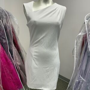 NWT She and Sky Asymmetrical Neck Line Sheath Dress